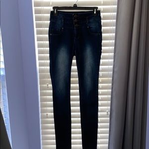 high waisted jeans